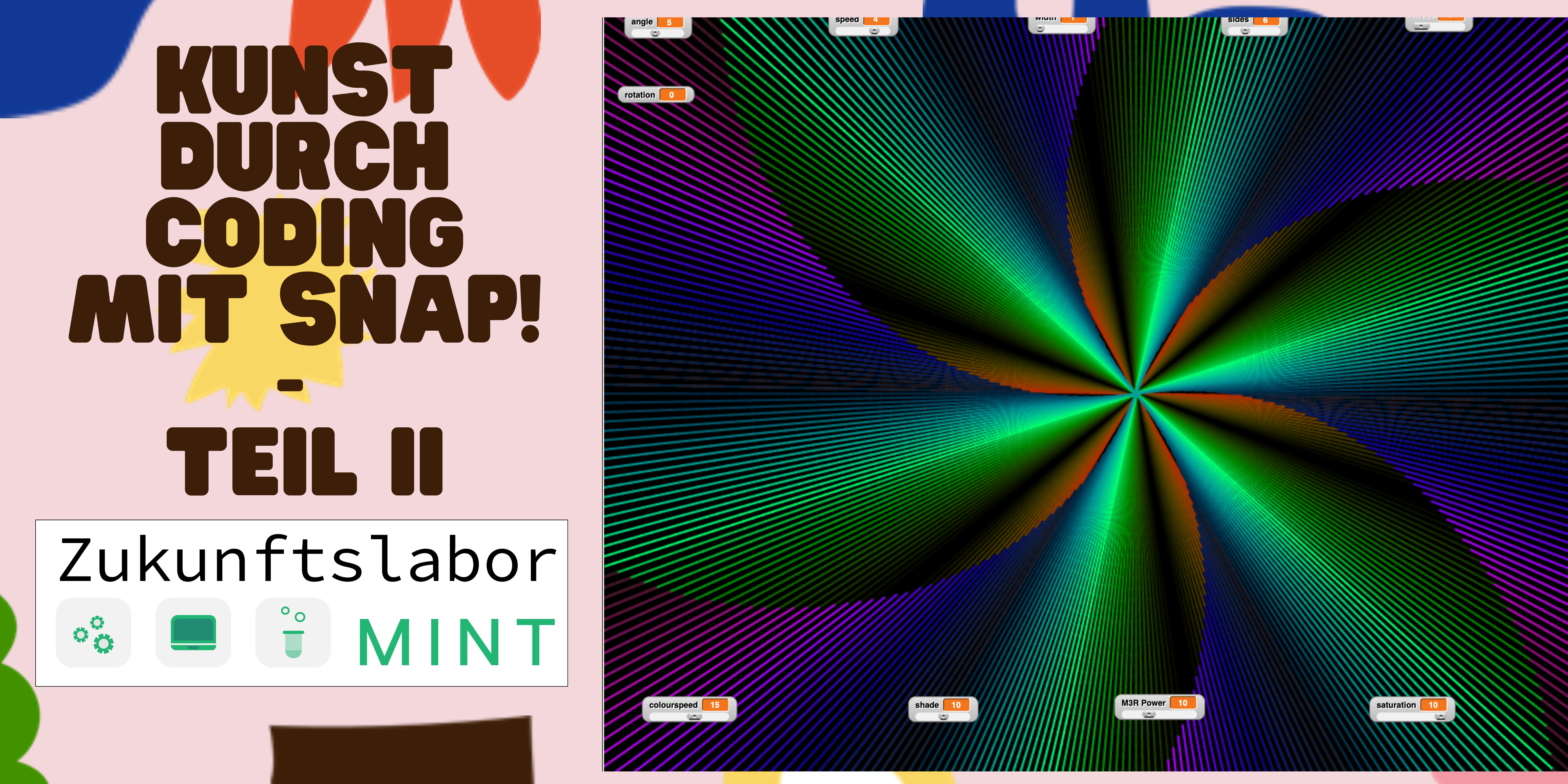 Kunst durch Coding mit Snap! - Teil II